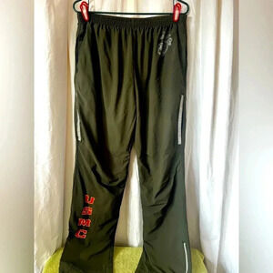 Men's Medium New Balance USMC Lined Running Pants Zip Ankle & Pockets